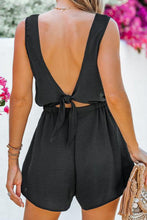 Load image into Gallery viewer, Backless Round Neck Sleeveless Romper
