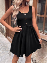 Load image into Gallery viewer, Scoop Neck Wide Strap Mini Tank Dress
