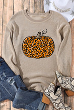 Load image into Gallery viewer, Pumpkin Round Neck Long Sleeve Sweatshirt
