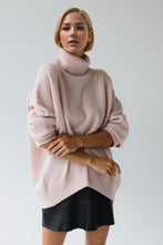 Load image into Gallery viewer, Basic Bae Turtleneck Dropped Shoulder Long Sleeve Sweater
