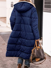 Load image into Gallery viewer, Plus Size Zip Up Sherpa Hooded Coat
