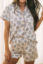 Load image into Gallery viewer, Flower Printed Top and Shorts Lounge Set
