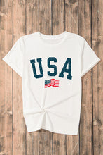 Load image into Gallery viewer, USA Round Neck Short Sleeve T-Shirt
