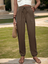 Load image into Gallery viewer, Textured High Waist Joggers
