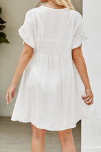 Load image into Gallery viewer, V-Neck Flounce Sleeve Cover-Up Dress
