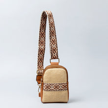 Load image into Gallery viewer, Straw Braided Crossbody Bag
