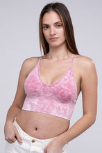 Load image into Gallery viewer, Washed Ribbed Bra Padded Tank Top
