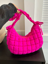 Load image into Gallery viewer, Bubble Texture Ruched Strap Quilted Shoulder Bag
