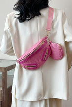 Load image into Gallery viewer, PU Leather Crossbody Bag with Coin Purse
