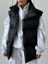 Load image into Gallery viewer, Zip Up Turtleneck Vest Coat

