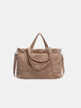 Load image into Gallery viewer, Corduroy Solid Large Tote Bag
