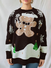 Load image into Gallery viewer, Gingersnap Round Neck Long Sleeve Sweater
