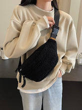 Load image into Gallery viewer, Sherpa Crossbody Bag with Adjustable Strap
