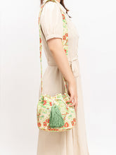 Load image into Gallery viewer, Drawstring Tassel Geometric Shoulder Bag
