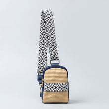 Load image into Gallery viewer, Straw Braided Crossbody Bag
