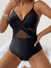 Load image into Gallery viewer, V-Neck Spaghetti Strap One-Piece Swimwear
