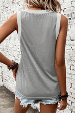 Load image into Gallery viewer, V-Neck Wide Strap Tank
