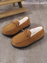 Load image into Gallery viewer, Bow Round Toe Flat Slip-Ons
