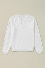 Load image into Gallery viewer, Daisy Notched Long Sleeve Sweater
