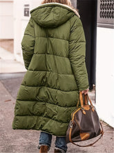 Load image into Gallery viewer, Plus Size Zip Up Sherpa Hooded Coat
