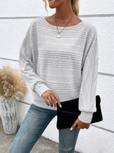 Load image into Gallery viewer, Full Size Round Neck Long Sleeve Top
