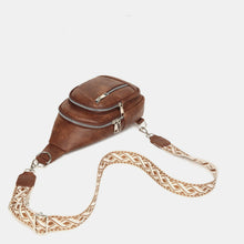 Load image into Gallery viewer, PU Leather Crossbody Bag with Two Detachable Strap
