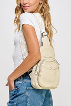 Load image into Gallery viewer, Fame Textured PU Leather Sling Bag
