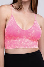 Load image into Gallery viewer, Washed Ribbed Bra Padded Tank Top
