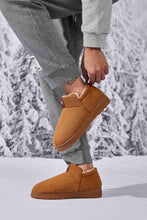 Load image into Gallery viewer, Letter M Suede Round Toe Slippers
