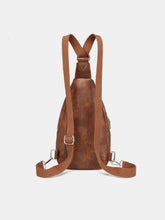 Load image into Gallery viewer, PU Leather Crossbody Bag with Two Detachable Strap
