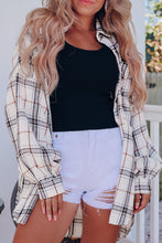 Load image into Gallery viewer, Plaid Button Up Long Sleeve Shacket
