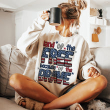 Load image into Gallery viewer, Land of the Free tee/sweatshirt
