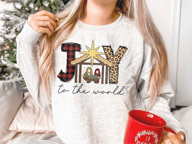 Joy To The World Tee or Crewneck