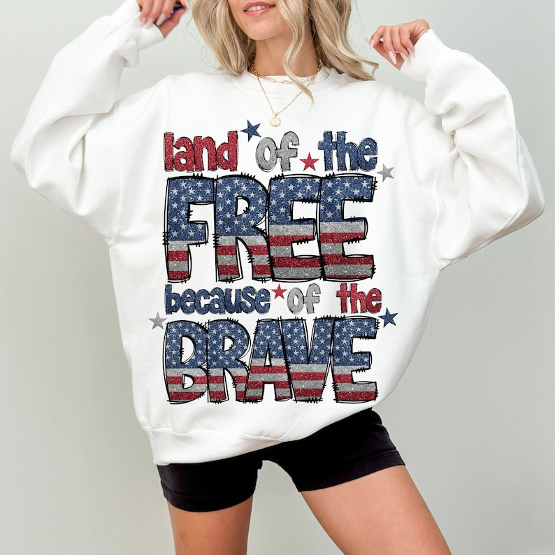 Land of the Free tee/sweatshirt