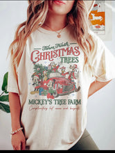 Load image into Gallery viewer, Mickeys Tree Farm Christmas Tee or Crewneck
