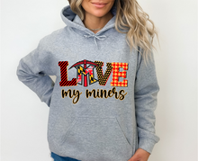 Load image into Gallery viewer, Love My Miners Tee, Crewneck, Sweatshirt
