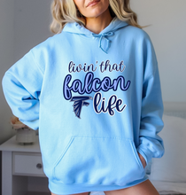 Load image into Gallery viewer, Living that Falcon Life Tank, Tee, Sweatshirt
