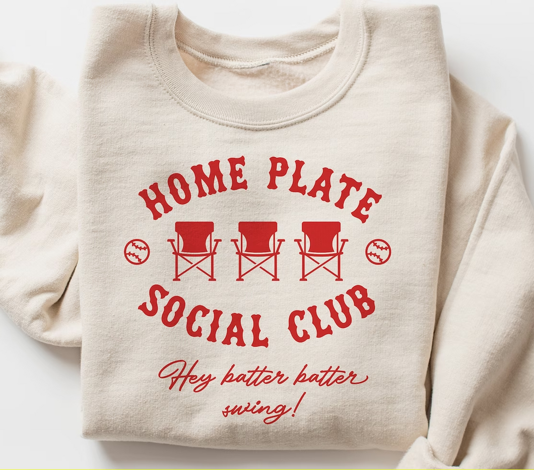 Home Plate Social Club Tee/Sweatshirt