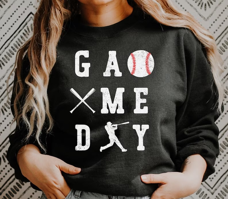 Baseball Game Day Vibes Tee/Sweatshirt