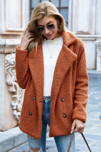 Load image into Gallery viewer, Full Size Lapel Collar Sherpa Coat
