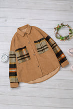 Load image into Gallery viewer, Double Take Color Block Corduroy Dropped Shoulder Jacket
