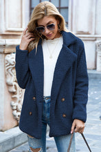 Load image into Gallery viewer, Full Size Lapel Collar Sherpa Coat
