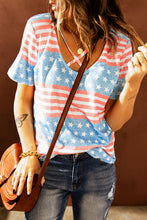 Load image into Gallery viewer, Stars and Stripes Crisscross Tee
