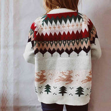 Load image into Gallery viewer, Christmas Element Long Sleeve Sweater
