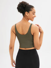 Load image into Gallery viewer, Scoop Neck Wide Strap Active Tank
