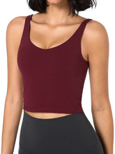 Load image into Gallery viewer, Scoop Neck Wide Strap Active Tank
