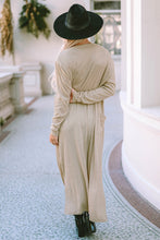 Load image into Gallery viewer, Long Sleeve Slit Cardigan with Pocket
