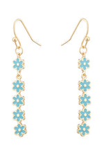 Load image into Gallery viewer, Daisy Flower String Drop Earrings
