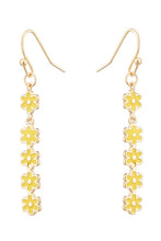 Load image into Gallery viewer, Daisy Flower String Drop Earrings
