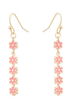 Load image into Gallery viewer, Daisy Flower String Drop Earrings
